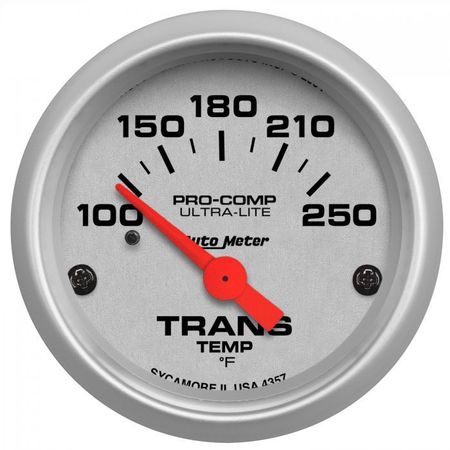 AUTO METER 2IN TRANS TEMP, 100-250F SSE, ULTRA-LITE 4357